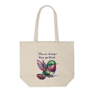 You Are Stronger Than You Think  Custom Canvas Tote Bag